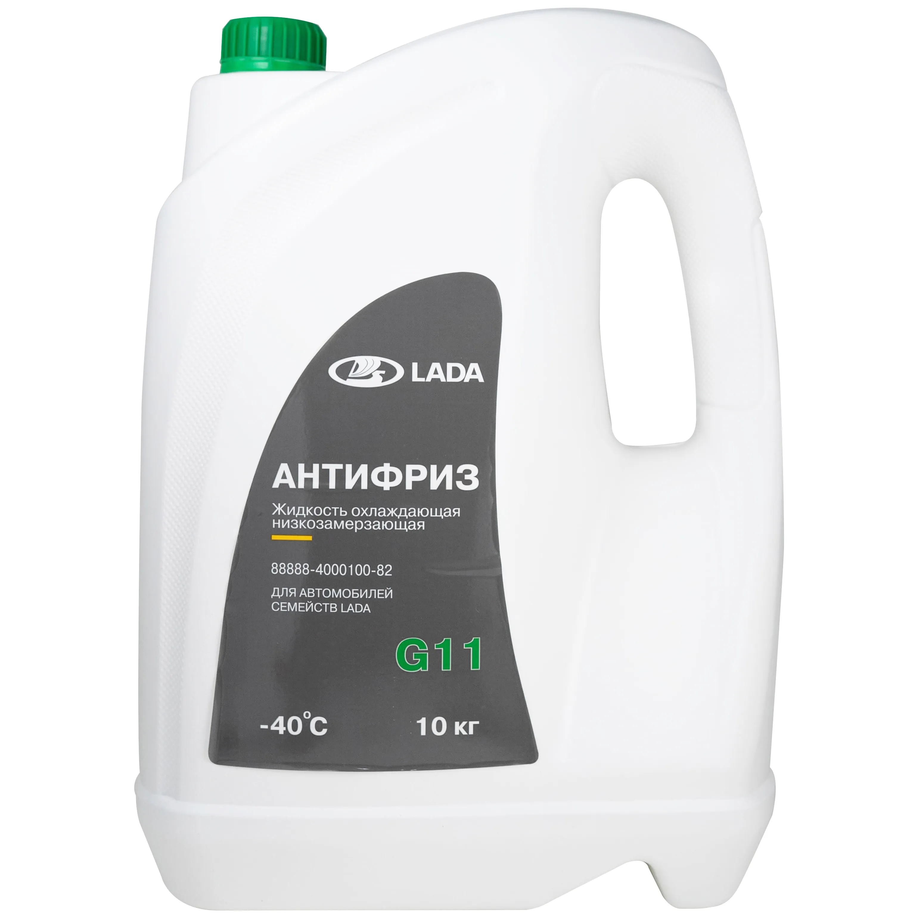 Охлаждающая жидкость G11, цвет: зеленый, 10 кг LADA 88888400010082